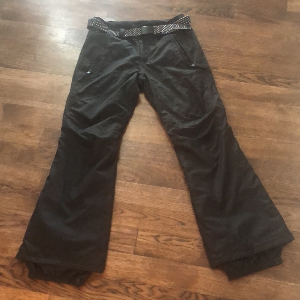 O’Neill Escape Series Black Snow Pants with belt